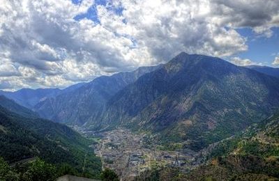 Mountain view of Andorra la Vella